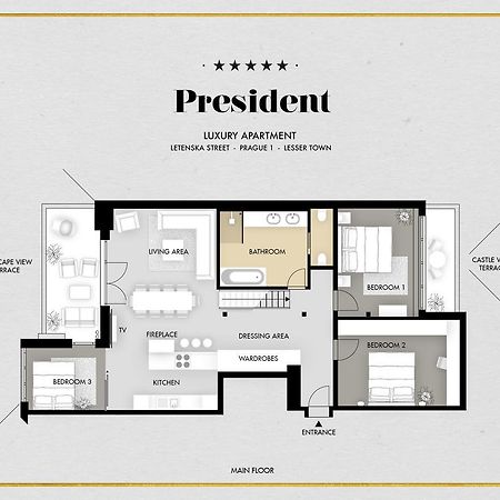 President Apt By Prague Castle, Views Ngoại thất bức ảnh